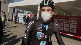 Nils Eekhoff - Interview at the start - Kuurne - Bruxelles - Kuurne 2022