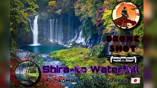 Shira-Ito Waterfall | Fujinomiya Shizuoka Japan | Drone shot | #travelling #japan #RED_SWORD