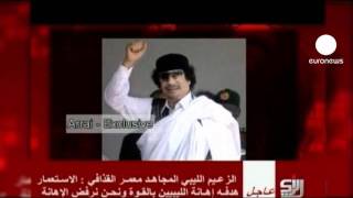 Gaddafi says \