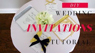 DIY Wedding Invitation Ideas | DIY Save The Date Cards |  EASY & AFFORDABLE!!!