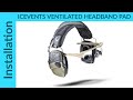 Hearing Protection Headband Pad Installation: IceVents® Classic Vented Headband Pad