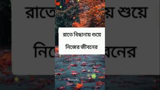 রাতে বিছানায় শুয়ে নিজের জীবনের #shorts #short #trending #trendingshorts #stutus #stustus