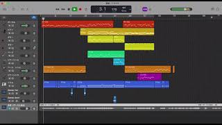 【DTM】GarageBandで『 怪物 / YOASOBI 』の2番まで耳コピして打ち込んでみた