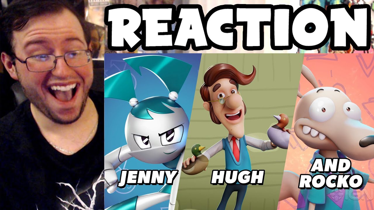 Gor's "Nickelodeon All-Star Brawl" Jenny, Hugh Neutron & Rocko Reveal Trailer REACTION