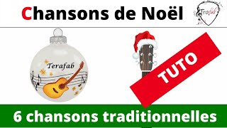 6 chansons de Noël [Tuto guitare facile Terafab]