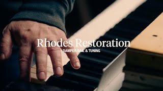 Episode 4: Rhodes Piano Restoration | Precision Adjustments – Damper Rail \u0026 Tuning