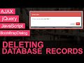 PHP PROJECT: How To Delete Data from MySQL Database with AJAX jQuery JavaScript PHP BootstrapDialog
