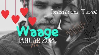 Waage♎️Tarot Liebe JANUAR 2025🌝