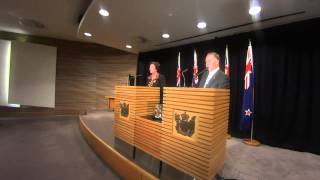 PM Press Conference with Anne Tolley - August 4th 2014