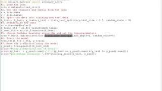 Decision Tree Classifier using Scikit-learn for Iris dataset
