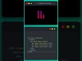 Amazing Music Playing Animation With HTML & CSS 🎼 #shorts