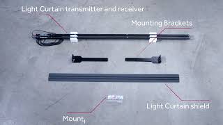 How to Install the LiftMaster Light Curtain for Operators JDC, JDHC, and TDC