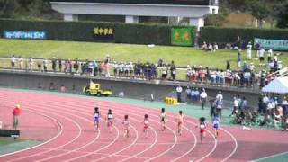 第37回全国中学校体育大会　陸上　女子4×100mR決勝