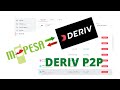 How to Fund/Withdraw from Deriv using M-pesa through Deriv P2P