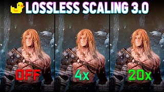 Lossless Scaling 3.0 Performance on RX 6600 : Test in 8 Games in 2025