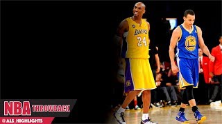 Stephen Curry vs Kobe Bryant NASTY Duel 2013.04.12 - Kobe with 34 Pts, Steph With 47 Pts, 9 Threes!