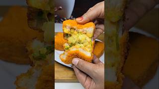 ১ পিচ পাউরুটি আর আলু দিয়ে Bread Potato Bites তৈরি বাড়িতে 🥔👻 #food  #shorts