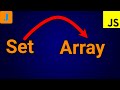 JavaScript How To Convert Set To Array