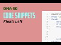 CSS Code Snippet: Float Left