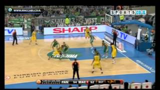 Euroleague Playoffs 2011/12, Game 2: Panathinaikos - Maccabi Tel Aviv 92:94