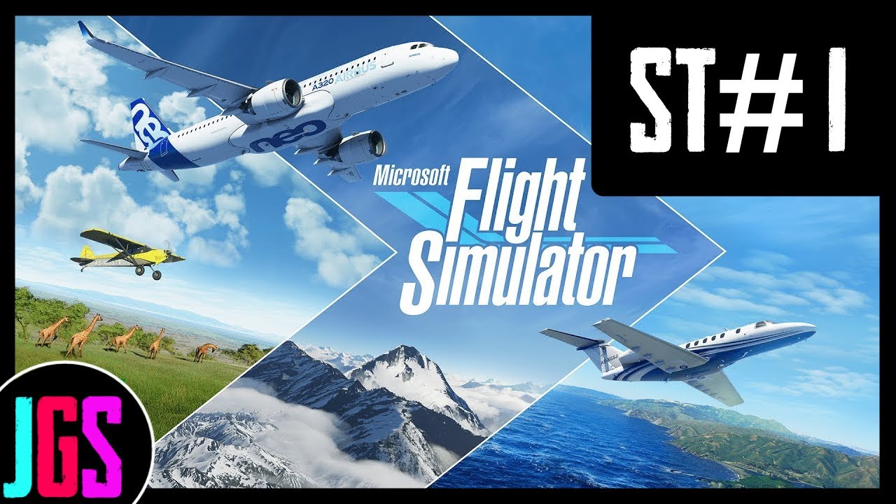 Flight Sim Newbie: Microsoft Flight Simulator ST#1 - YouTube