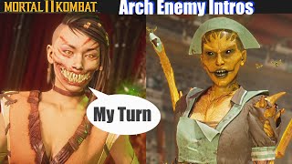 MK11 Characters Meet Their Arch Enemy (Updated Intros) - Mortal Kombat 11 Kombat Pack 2