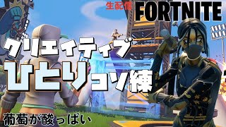 FORTNITE C6S1  【クリエイティブでひとりコッソリ練習90夜目】  夜のライブ配信2025/01/10