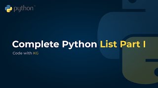 Python Lists 15 operations in one video | Basic Python