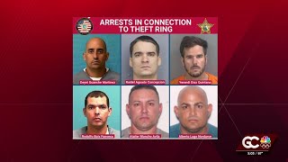 6 arrested in multimillion-dollar organized theft ring uncovered by Charlotte and Collier detectives