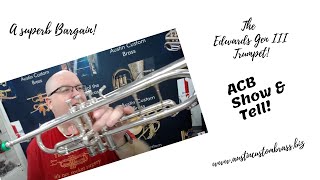 A  superb bargain! Totally custom Edwards Gen III: ACB Show and Tell with Trent Austin #trumpet