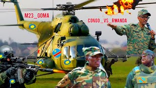 M23 YAHAGEZE⛔FARDC IHUNGISHIJE INTWARO ZAYO IZAVANA GOMA KUKIBUGA CY'INDEGE🔥URWANDA CONGO BARIYUNZE