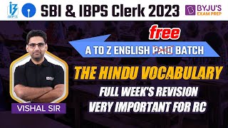 SBI Clerk 2023 | IBPS Clerk 2023 | Vocabulary | Vocabulary English | Vocab | Vocab for Bank Exams