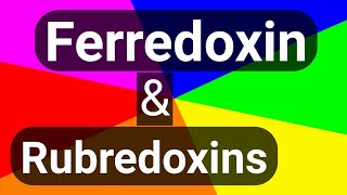 Ferredoxin & Rubredoxin [ Iron -Sulphur proteins ]