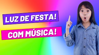 🌈 1 HORA LUZ DE FESTA | LUZ COLORIDA 🌈  LUZ DE BALADA | LUZES PISCANDO NA SUA TV! 🌈