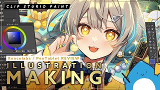 【Xencelabs/PenTablet】Illustration Making12【CLIP STUDIO PAINT PRO】