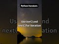 Python iterators #shorts