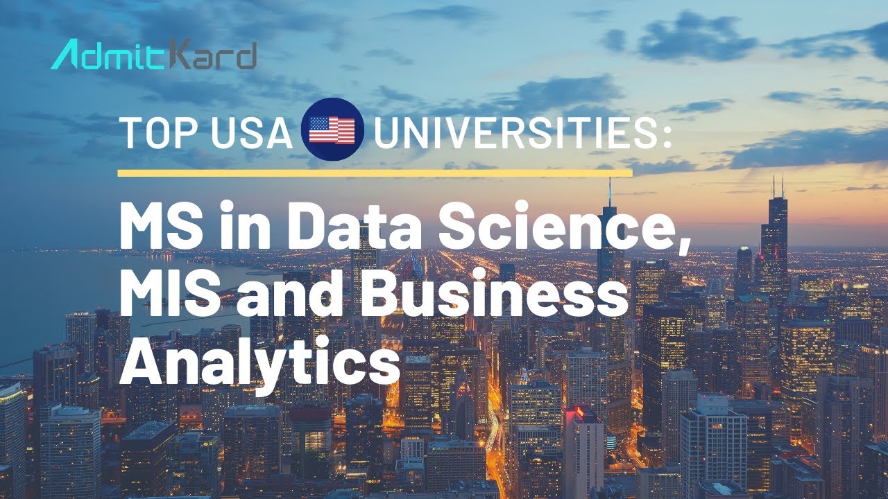 Top Universities In USA For MS In Data Science, Business Analytics And ...