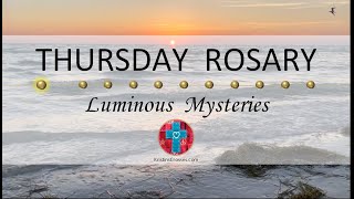 Thursday Rosary • Luminous Mysteries of the Rosary 💚 March 28, 2024 VIRTUAL ROSARY - MEDITATION