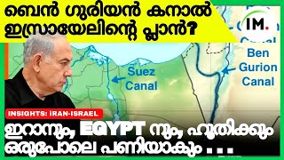 🇮🇱ഇസ്രയേലിൻ്റെ മാസ്റ്റർ പ്ലാൻ?|🌊Ben Gurion Canal|Suez Canal|Egypt,Iran, Yemen Economy?👈