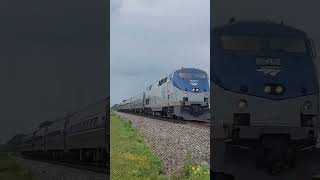 Amtrak P064 with P42DC #93 leading in Gates NY