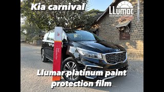 LLUMAR PLATINUM SERIES PAINT PROTECTION FILM INSTALLED TO KIA CARNIVAL || PPF || PUNE ||