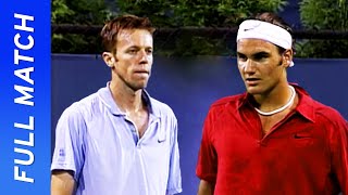 Roger Federer vs Daniel Nestor in his first televised US Open match! | US Open 2000 Round 2