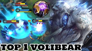 Wild Rift Volibear - Top 1 Volibear Gameplay Rank Challenger