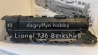 Lionel Postwar 736 Berkshire Overview