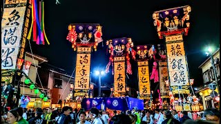 石崎奉燈祭 神輿2トンを100人で担ぐ 奇祭 2023／A festival in which 100 men carry a 2-ton portable shrine