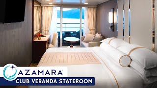 Azamara Pursuit | Club Veranda Stateroom Full Walkthrough Tour \u0026 Review 4K | Azamara Club Cruises