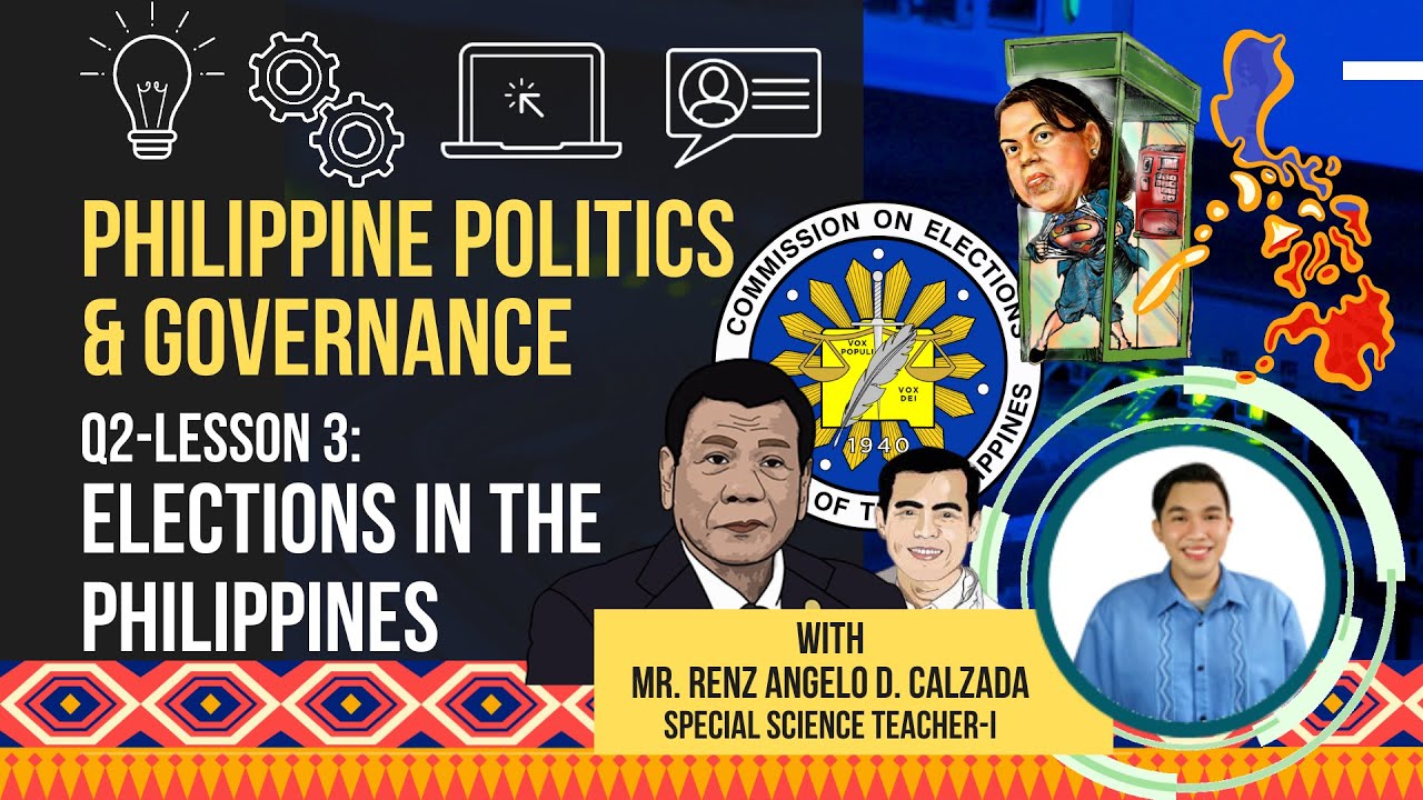 PHILIPPINE POLITICS AND GOVERNANCE - ELECTIONS IN THE PHILIPPINES (SHS ...