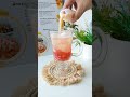 How to Make a Strawberry Yakult Ade #cafe #strawberry #pinkdrink