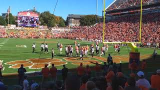 Will Swinney first Clemson touchdown, 2018/11/03