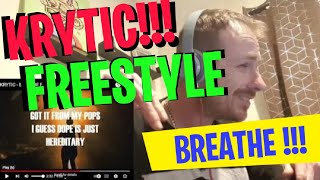 KRYTIC - BREATHE FREESTYLE (REACTION)